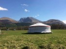 Riverside Yurts on a Farm at the Foot of Ben Nevis, Highlands, Scotland